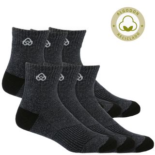 Pack 6 Calcetines Hombre Mid Cut Recycl