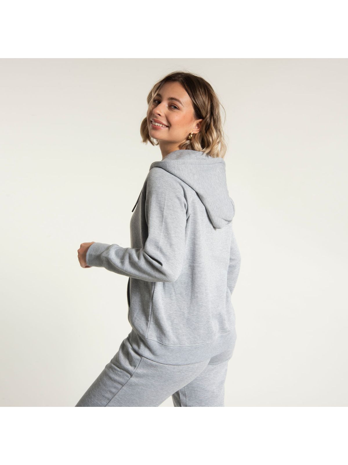 Polerón Mujer Hoodie F Zipper