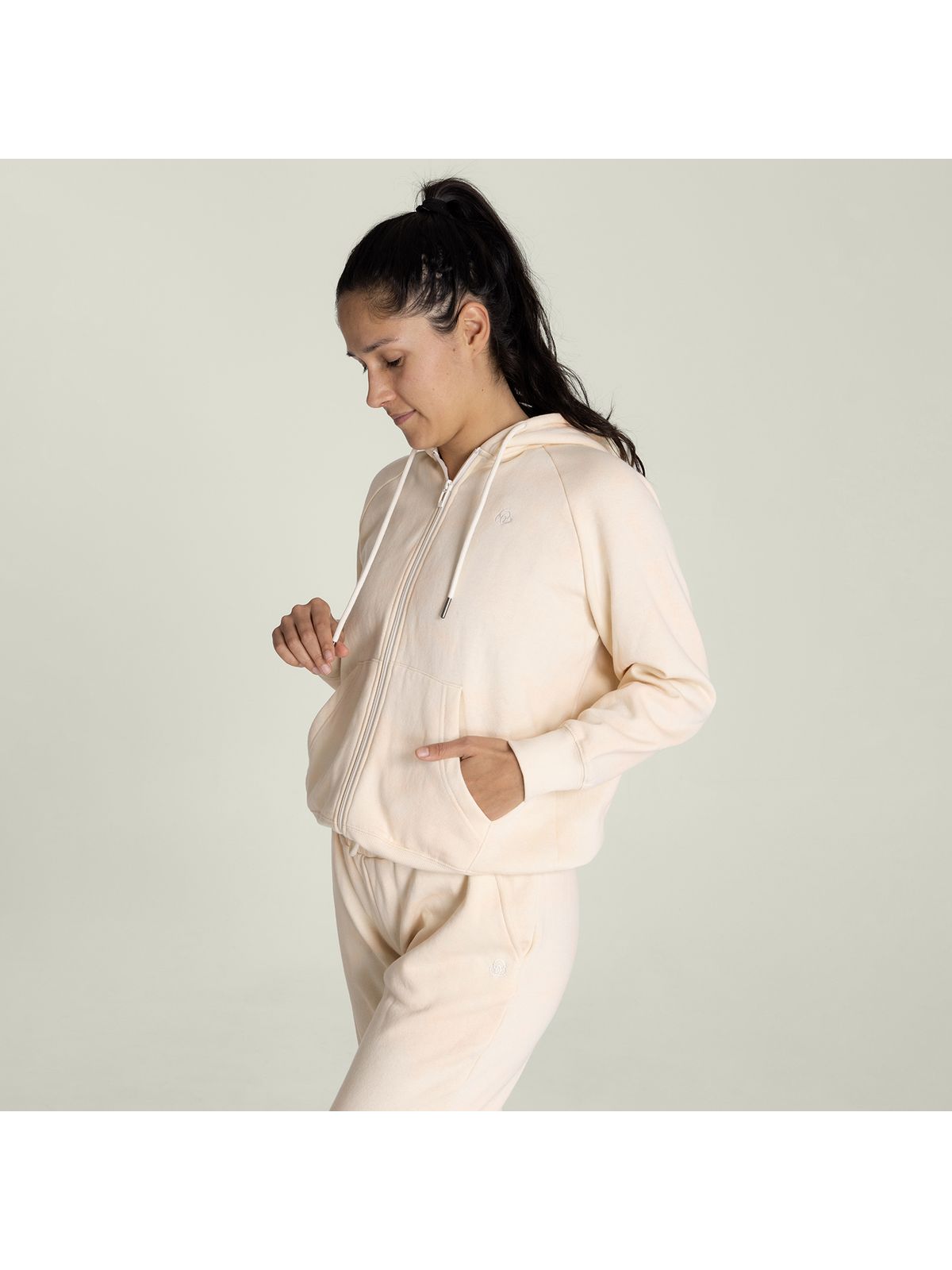 Polerón Mujer Hoodie F Zipper Emma