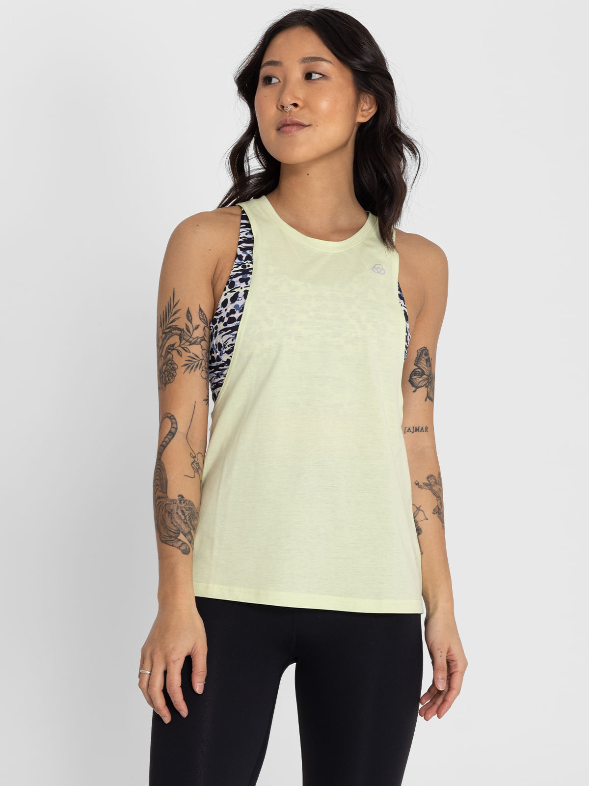 Polera SM Mujer Tank Alba Limón Bsoul