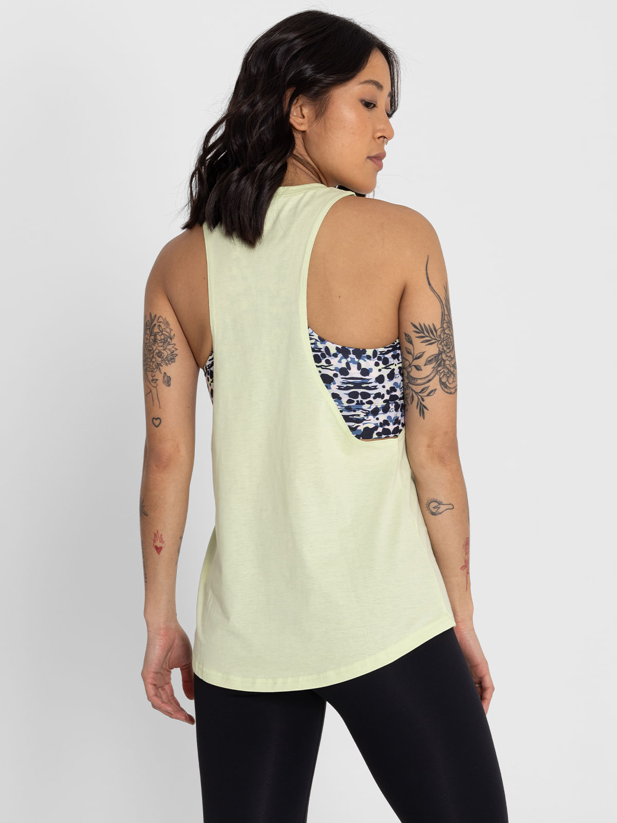 Polera SM Mujer Tank Alba Limón Bsoul