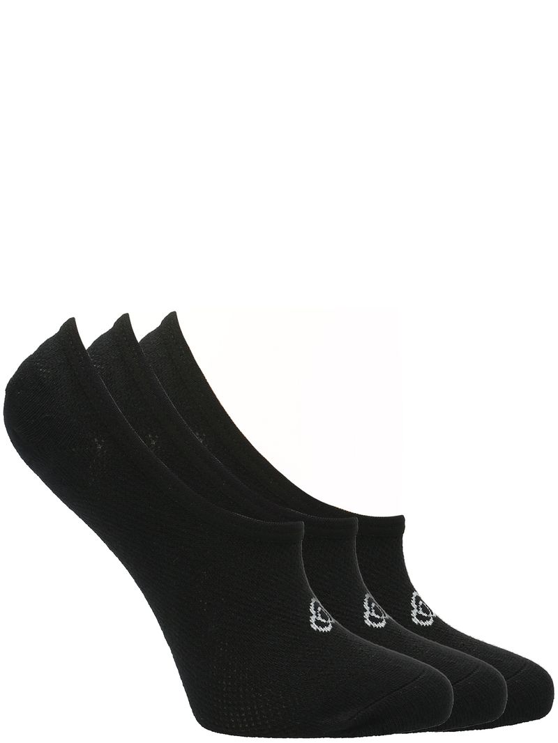 Calcetines-Mujer-3-Pack-No-Show--Negro