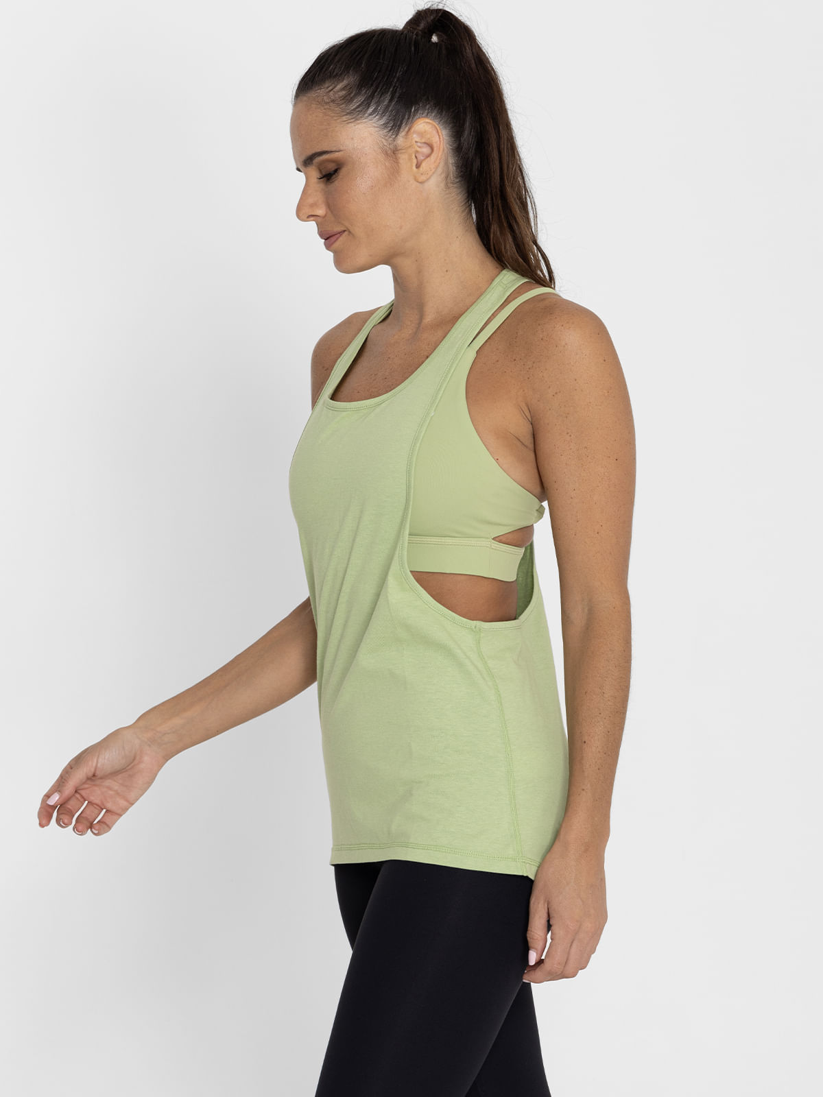 Polera SM Mujer Tank Zoe Verde Claro