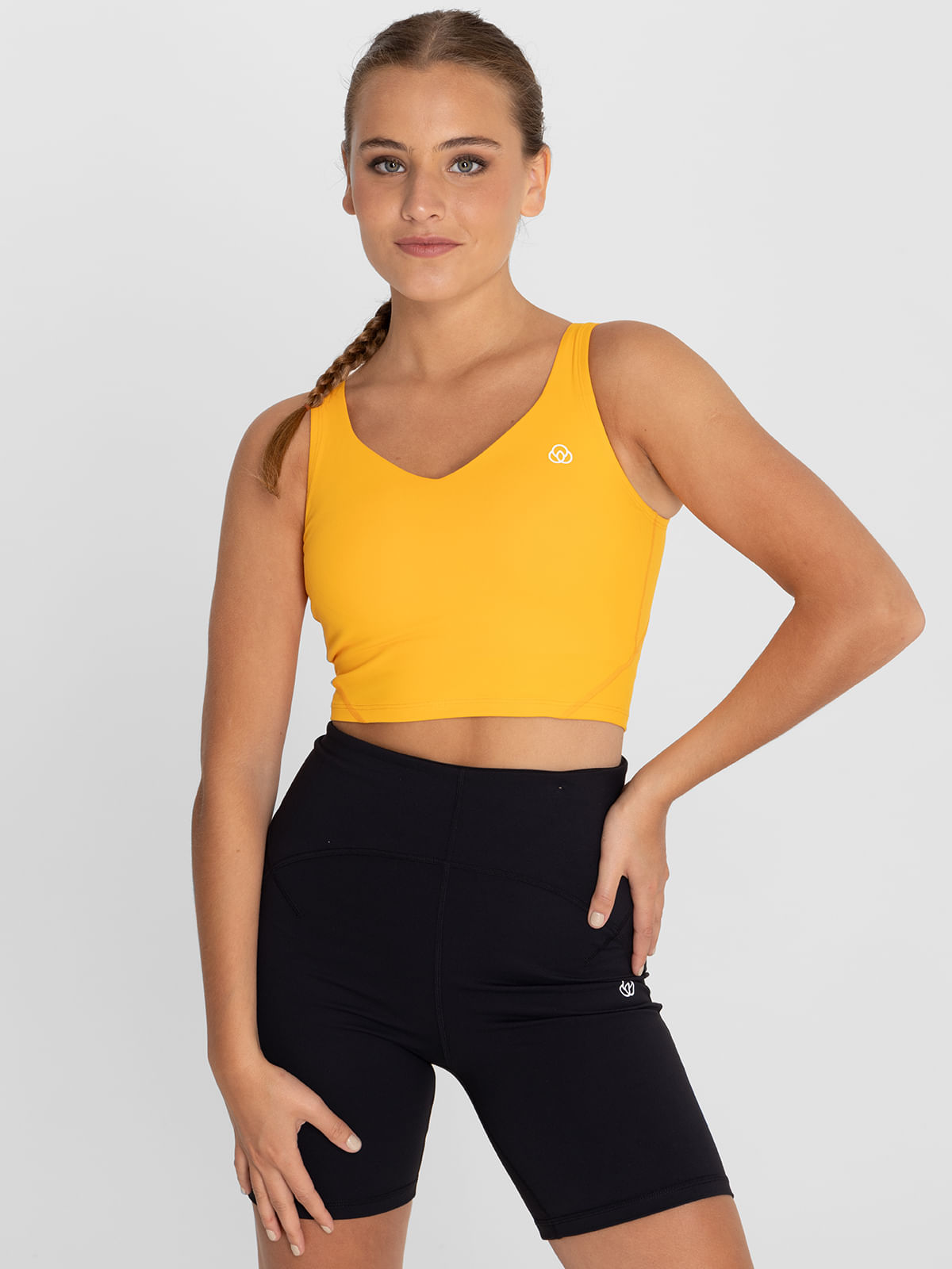 Peto Mujer Crop Nix Naranja Bsoul
