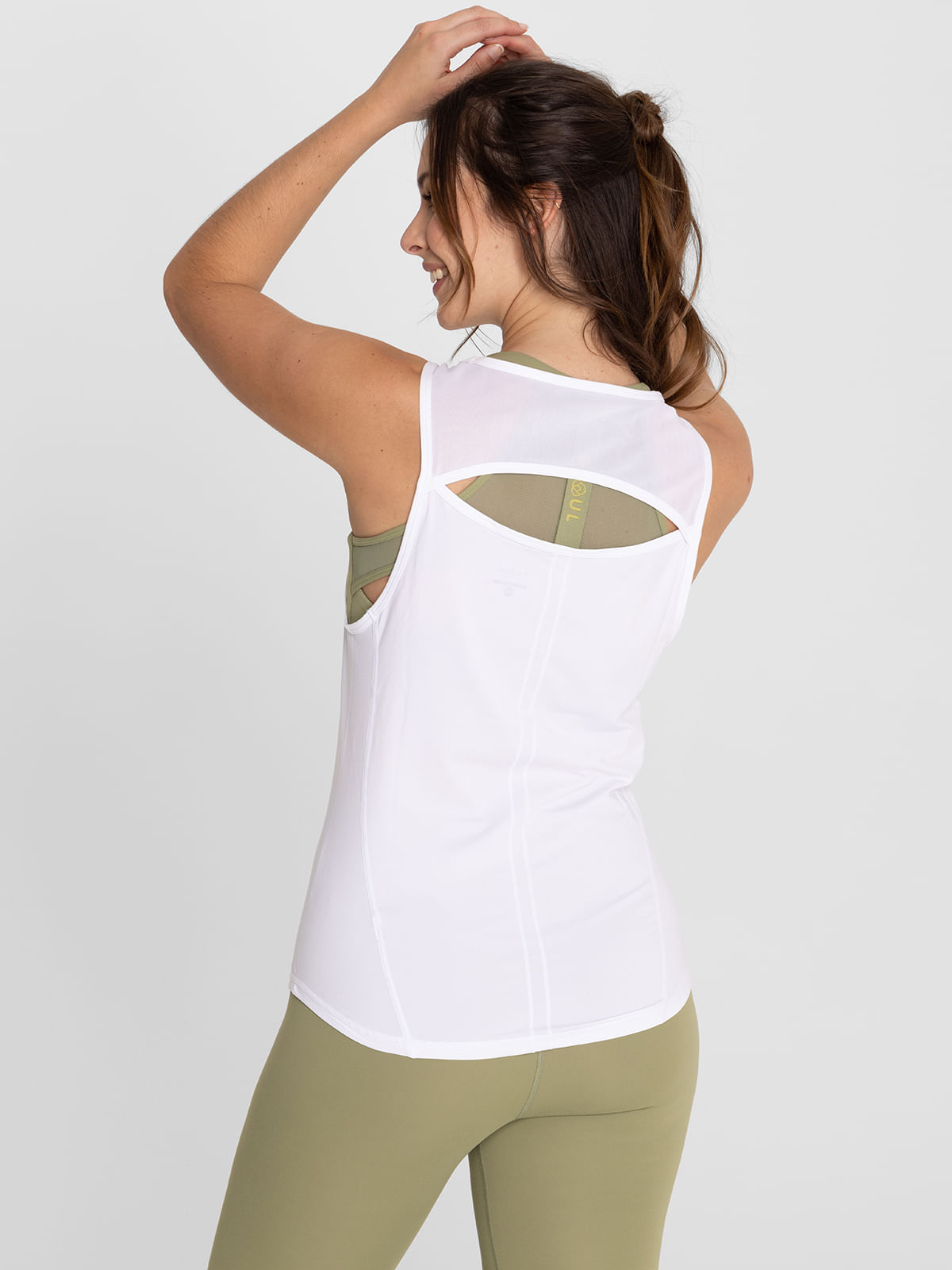 Polera Mujer Tank Court Blanco Bsoul