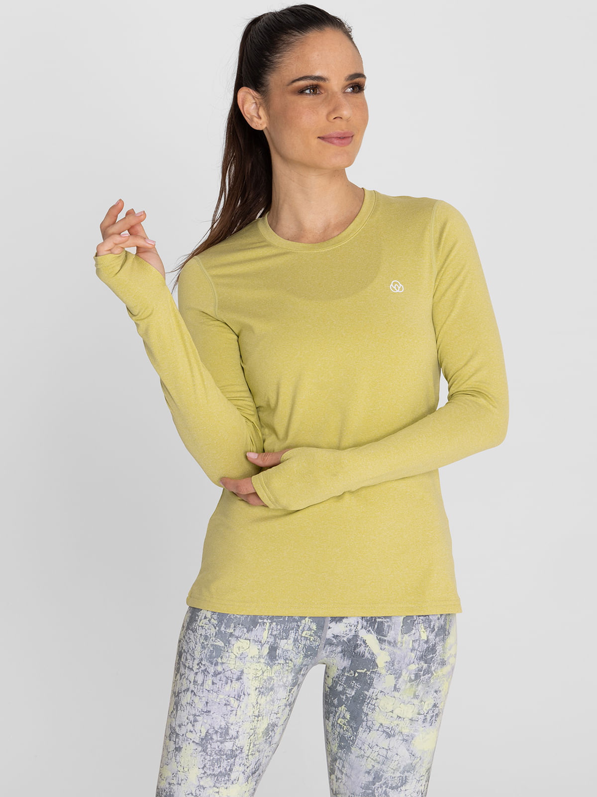 Polera Mujer First Layer Verde Bsoul