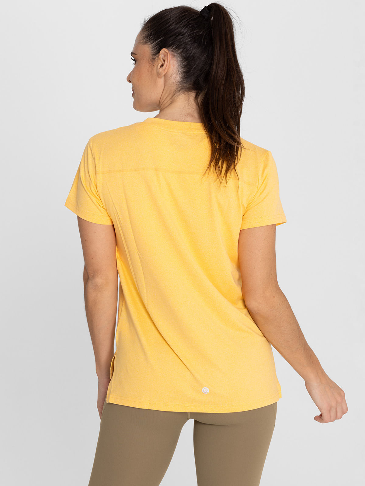 Polera Mujer V Neck Naranjo Bsoul