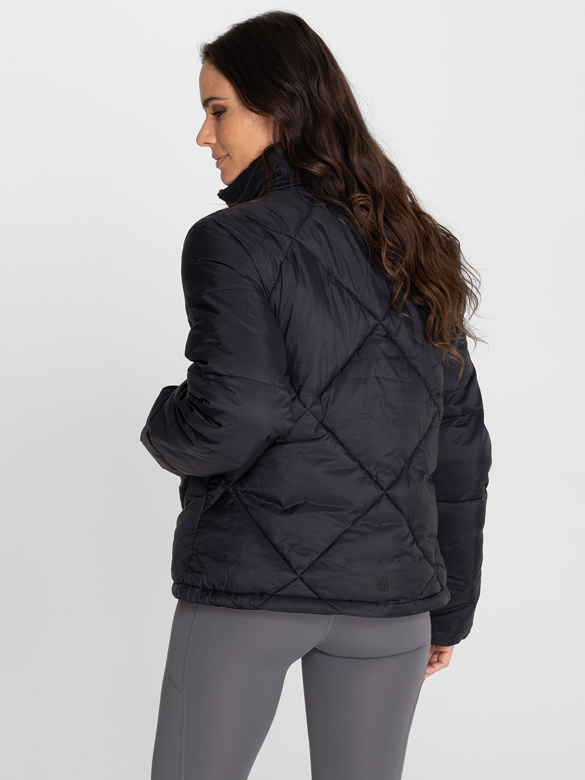 Parka Mujer Quilted Negra Bsoul