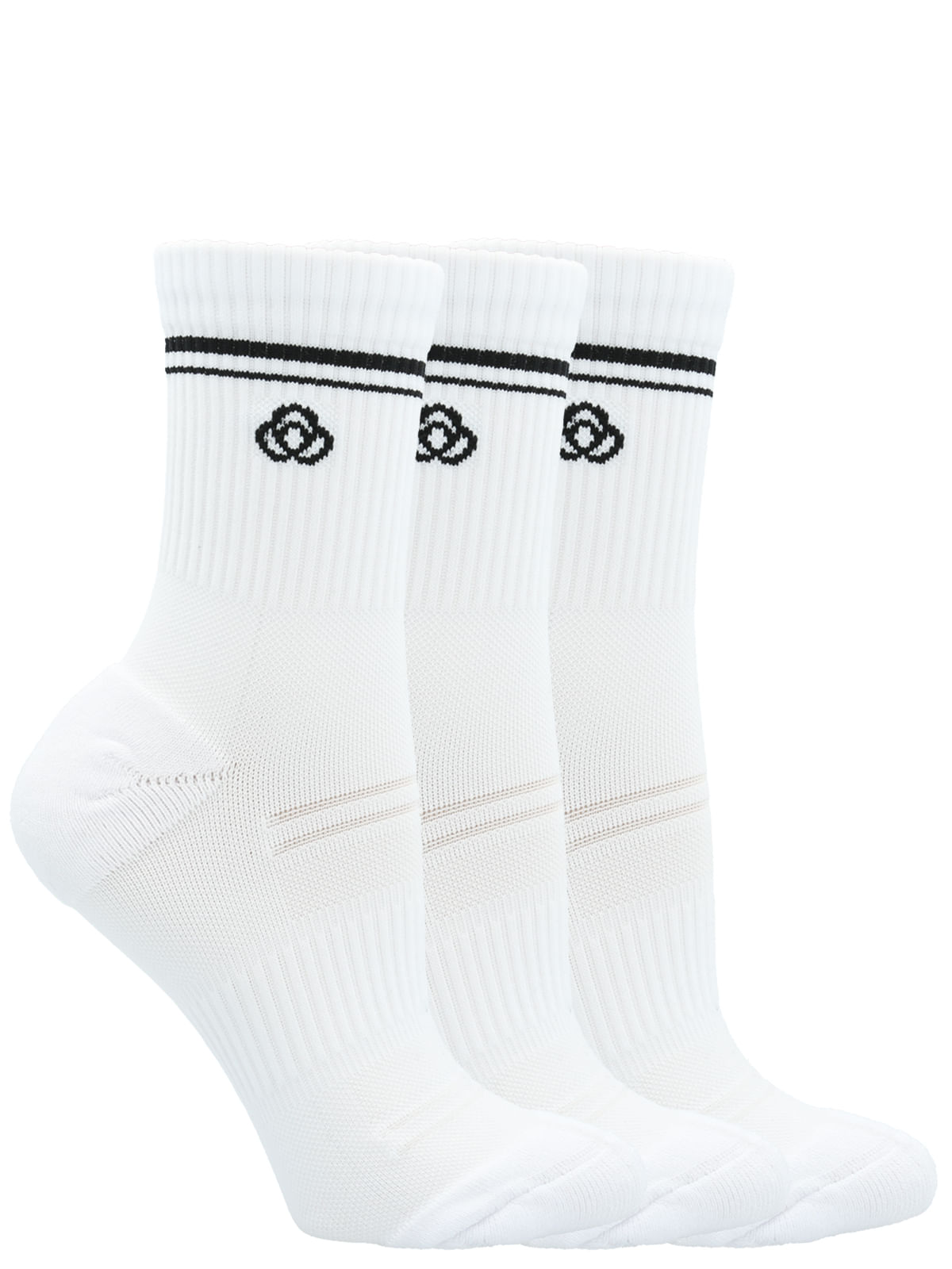 Calcetines Mujer 3 Pack Half Cut Isi Blanco Bsoul