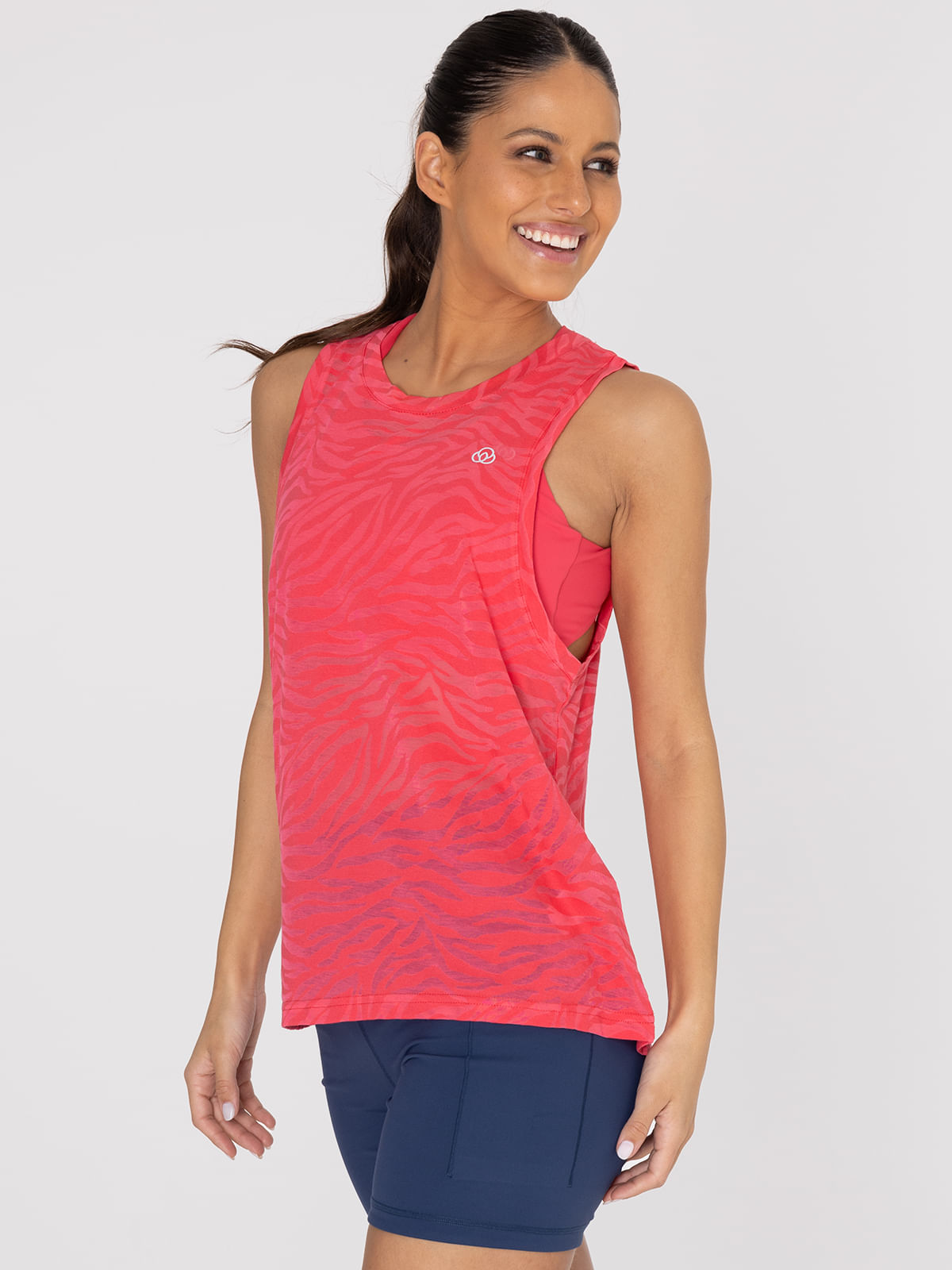 Polera Mujer Zebra Tank II Fucsia BSoul