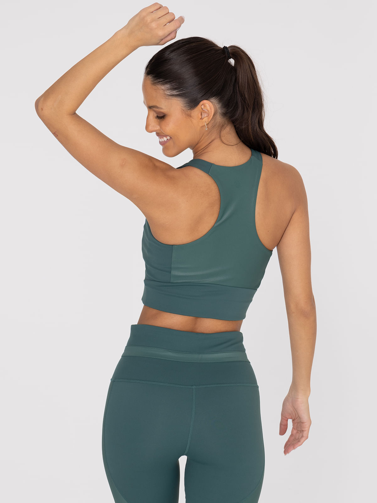 Crop Top Mujer Elia Verde  Bsoul