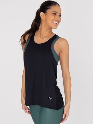 Polera Mujer Tank Cloe Negro Bsoul