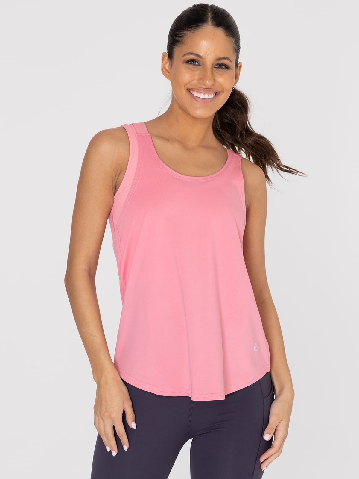 Polera Mujer Training Tank Rosada Bsoul