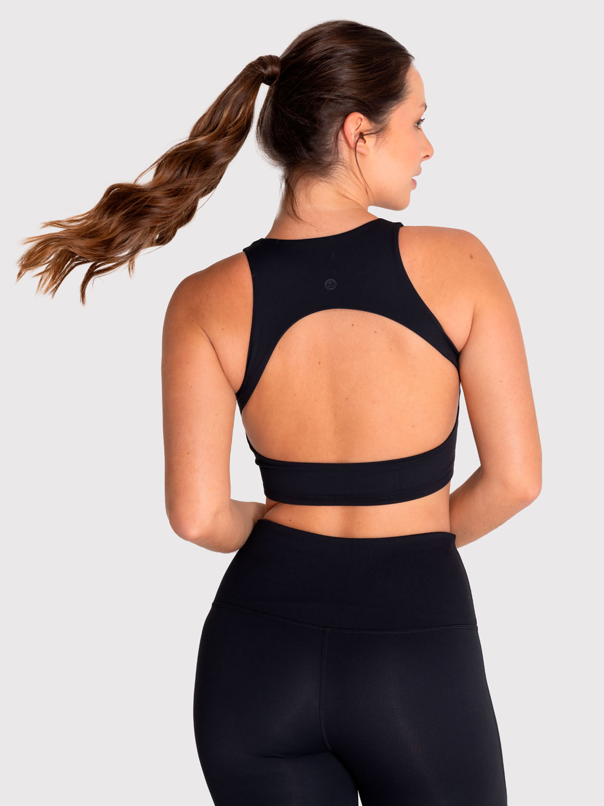 Peto Mujer Crop Aura Negro Bsoul