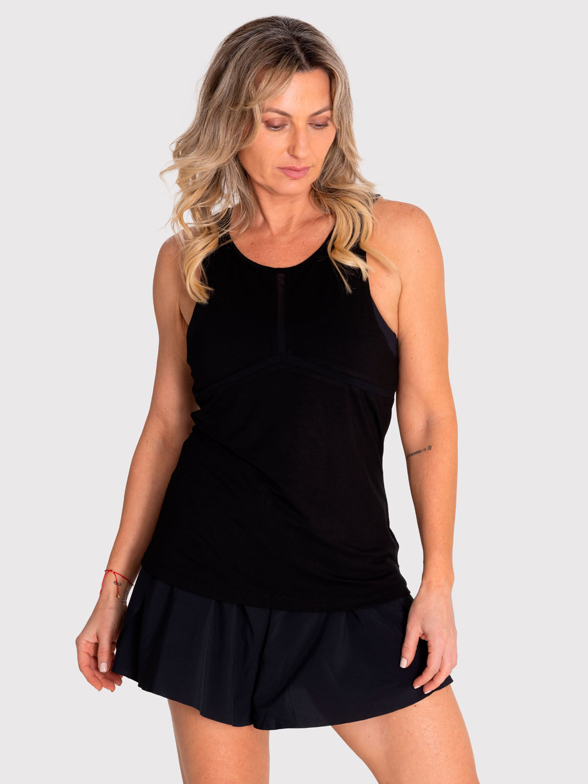 Polera Mujer Vest Irene Negra