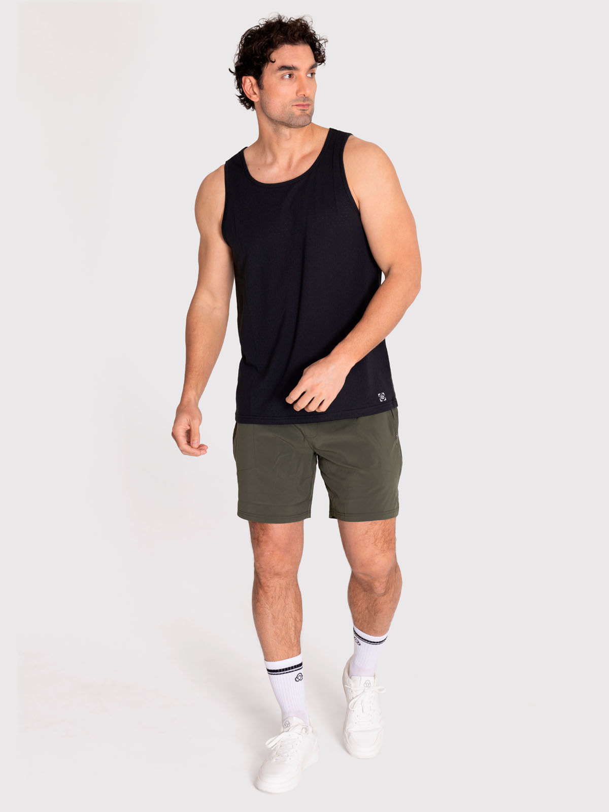 Polera Hombre Training Vest Negro Bsoul