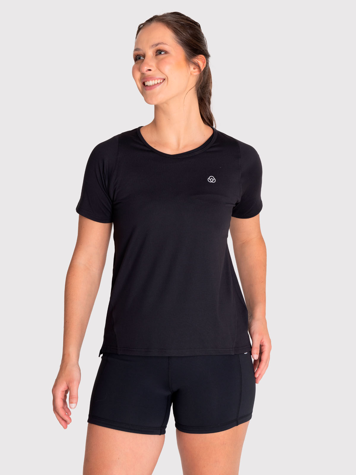 Polera Mujer Lisa Negra Bsoul