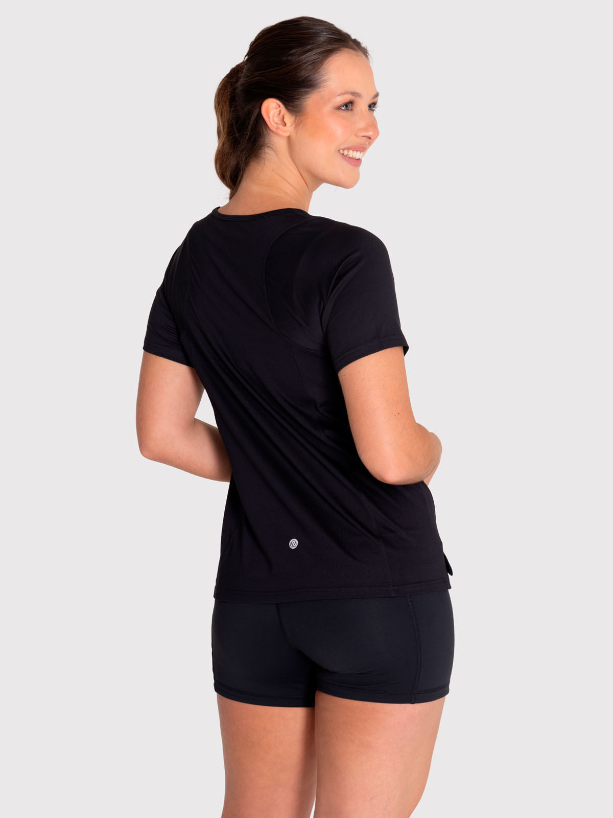 Polera Mujer Lisa Negra Bsoul