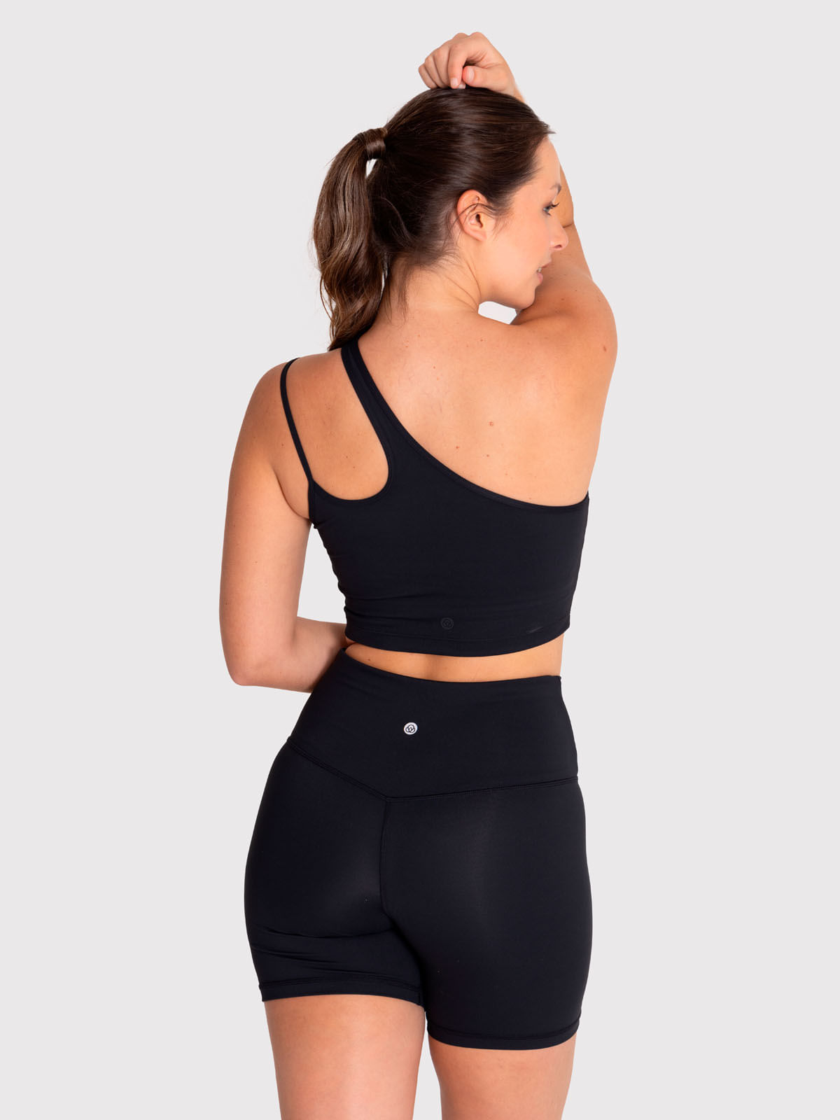 Peto Mujer One Shoulder Negro Bsoul