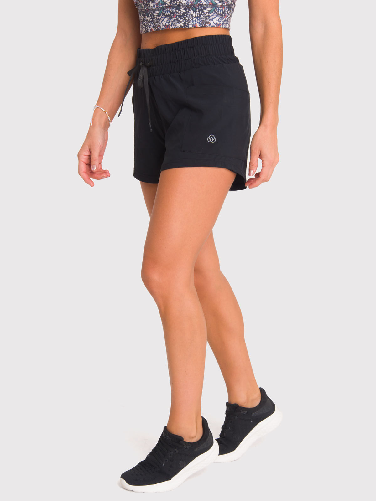 Calza Short Mujer W/Inn Leg Aura Negro Bsoul