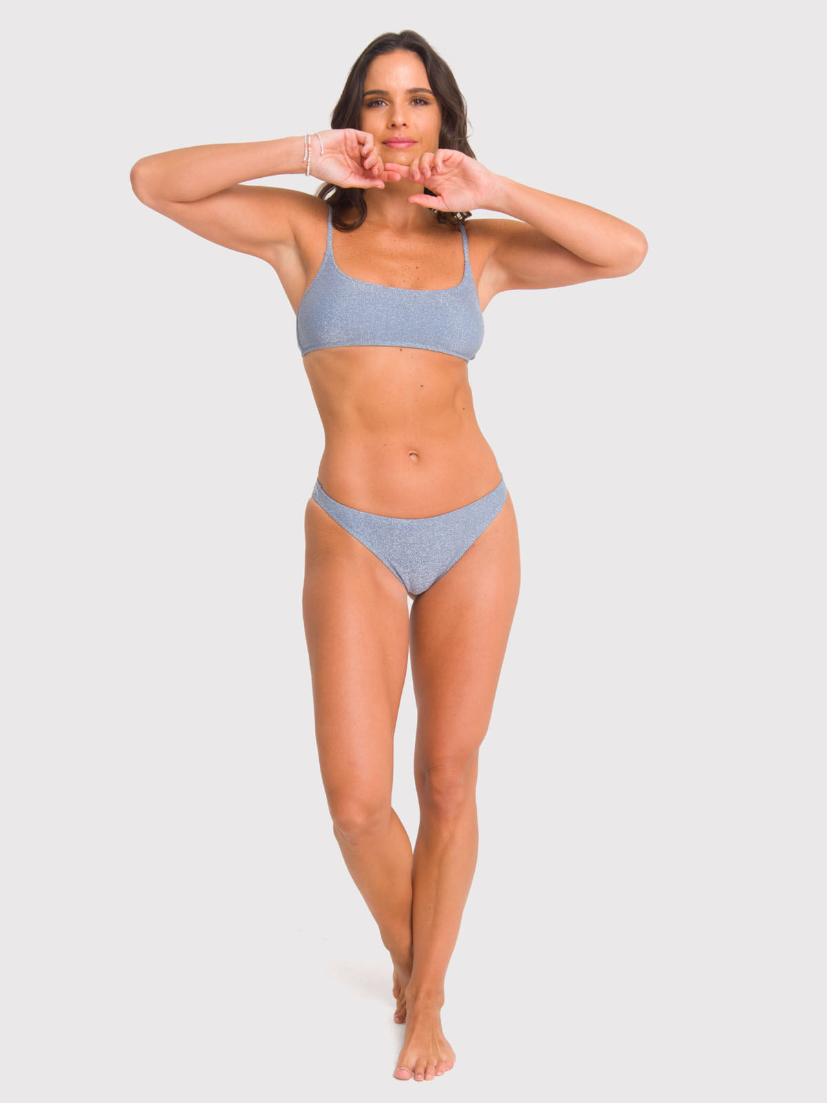 Top Bikini Mujer Darya Blue Shine Bsoul