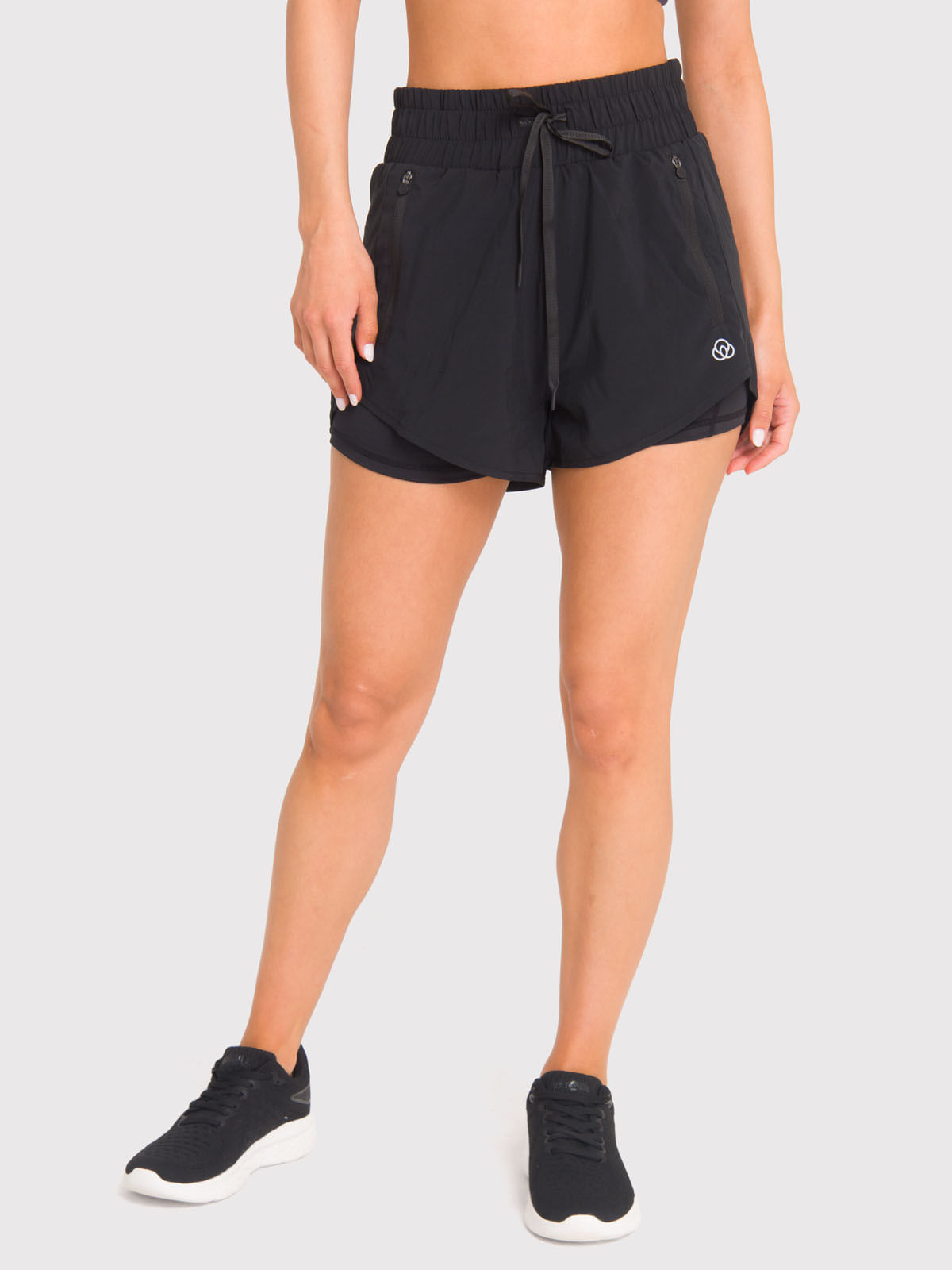 Short Mujer W/Inn Leg Zoe Negro Bsoul