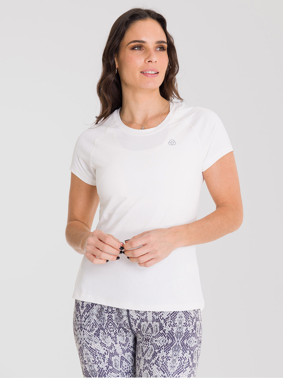 Polera Mujer Round Neck Blanco Bsoul