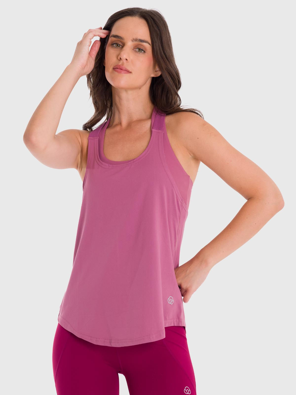 Polera Mujer Training Tank Rosada BSoul