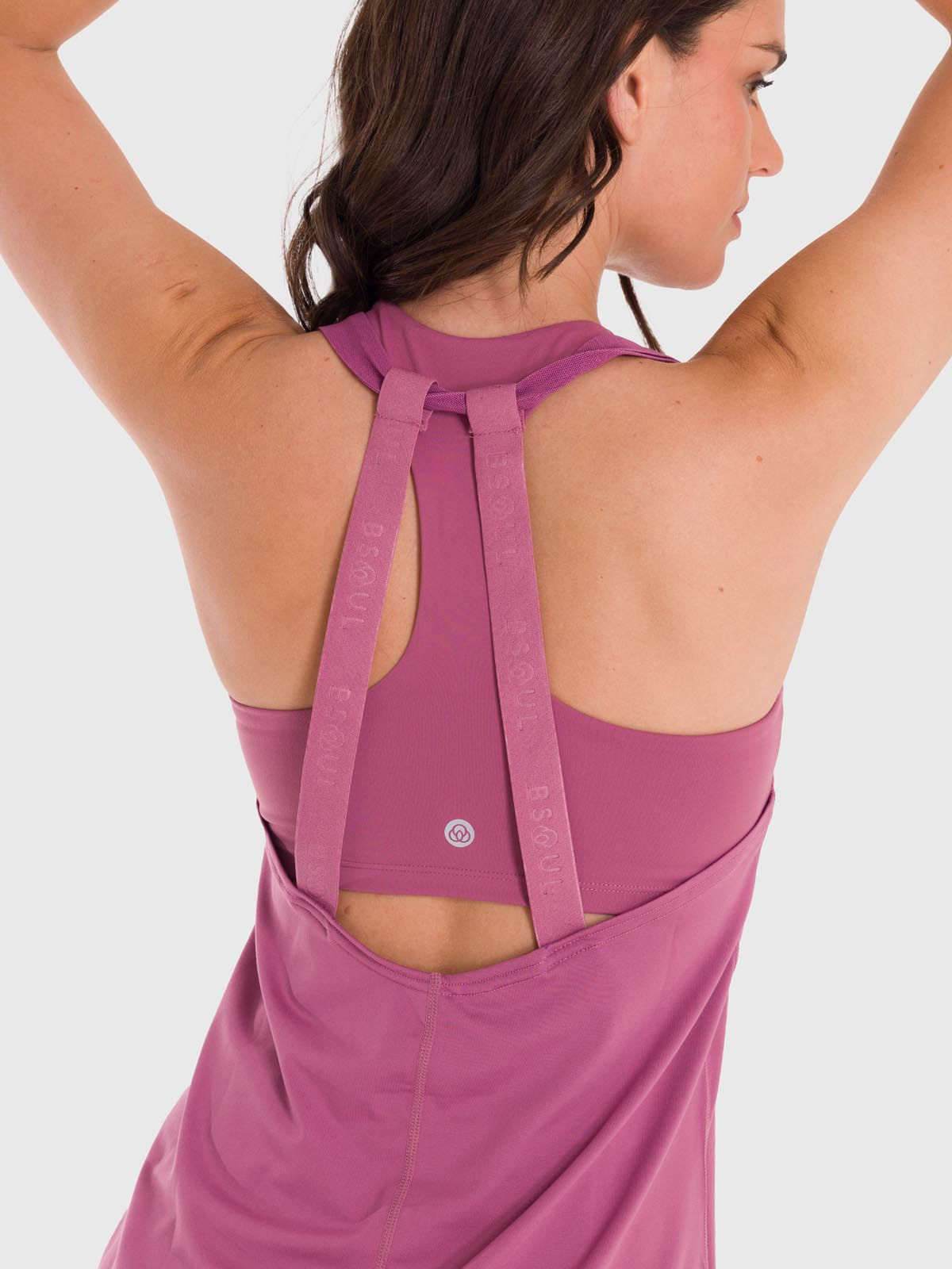 Polera Mujer Training Tank Rosada BSoul