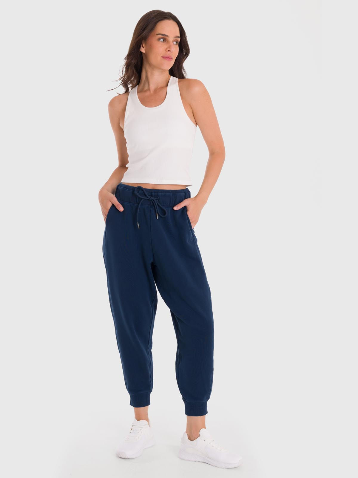 Pantalón Mujer Jogger Pant Creta Azul Bsoul
