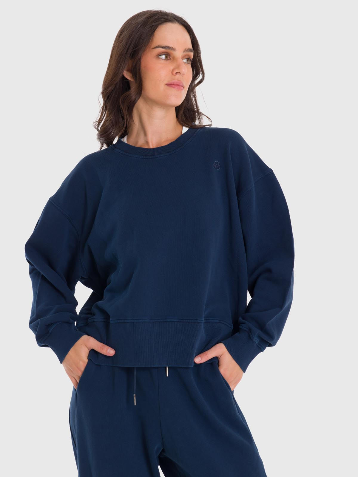 Polerón Mujer Creta Azul Bsoul