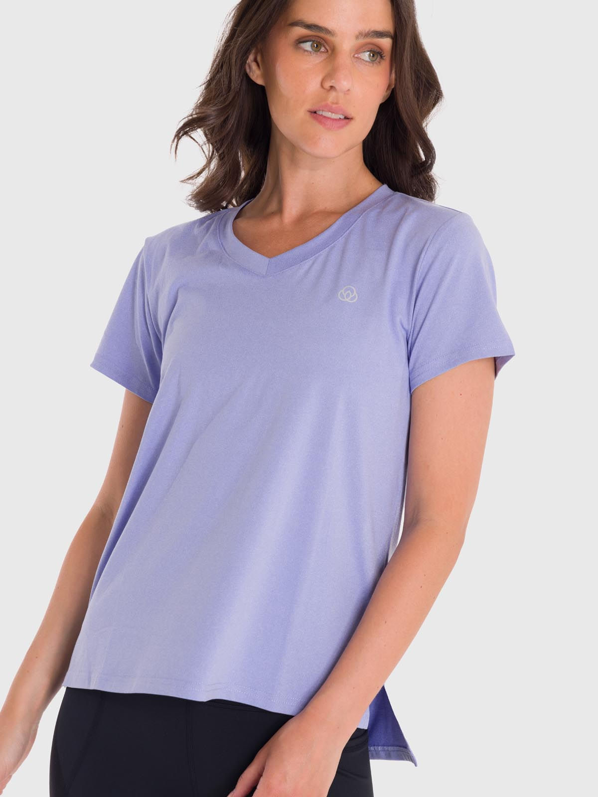 Polera Mujer V-Neck Violeta Bsoul