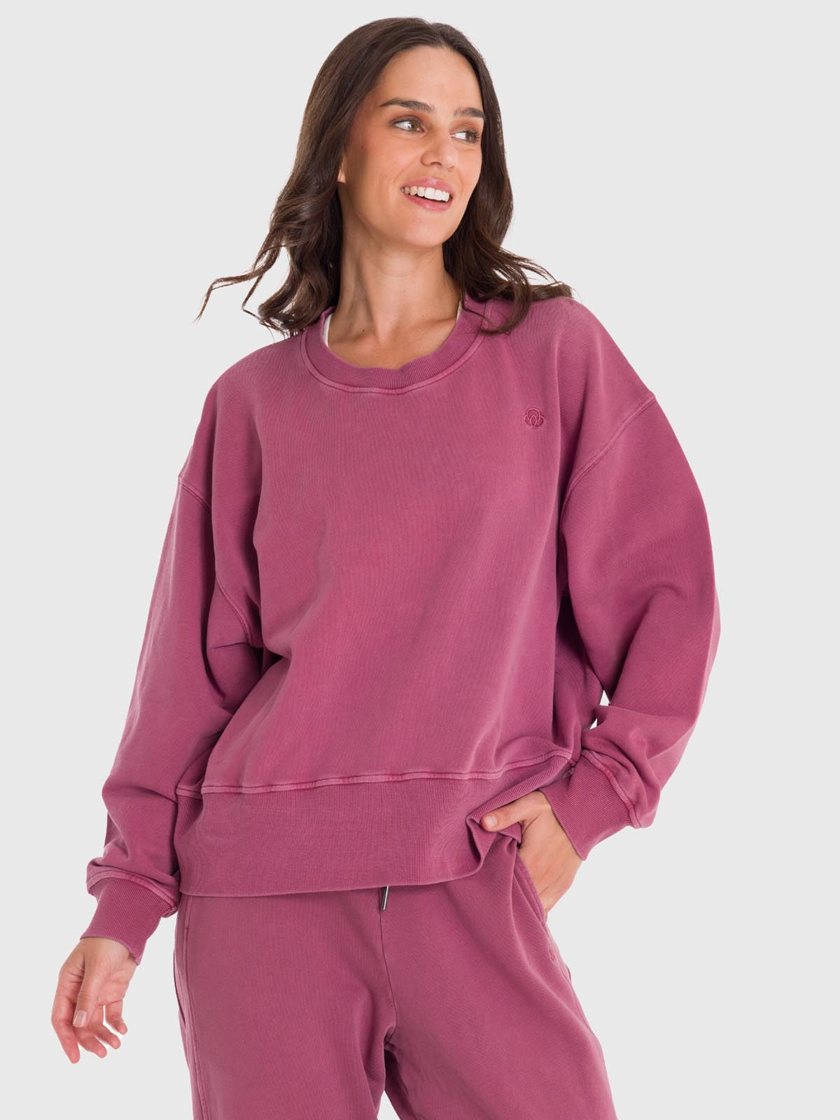Polerón Mujer Creta Rosado Bsoul