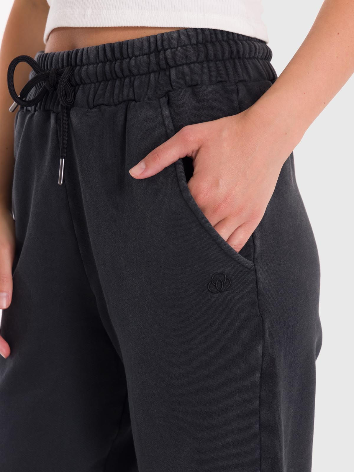 Pantalón Mujer Jogger Mich Negro Bsoul