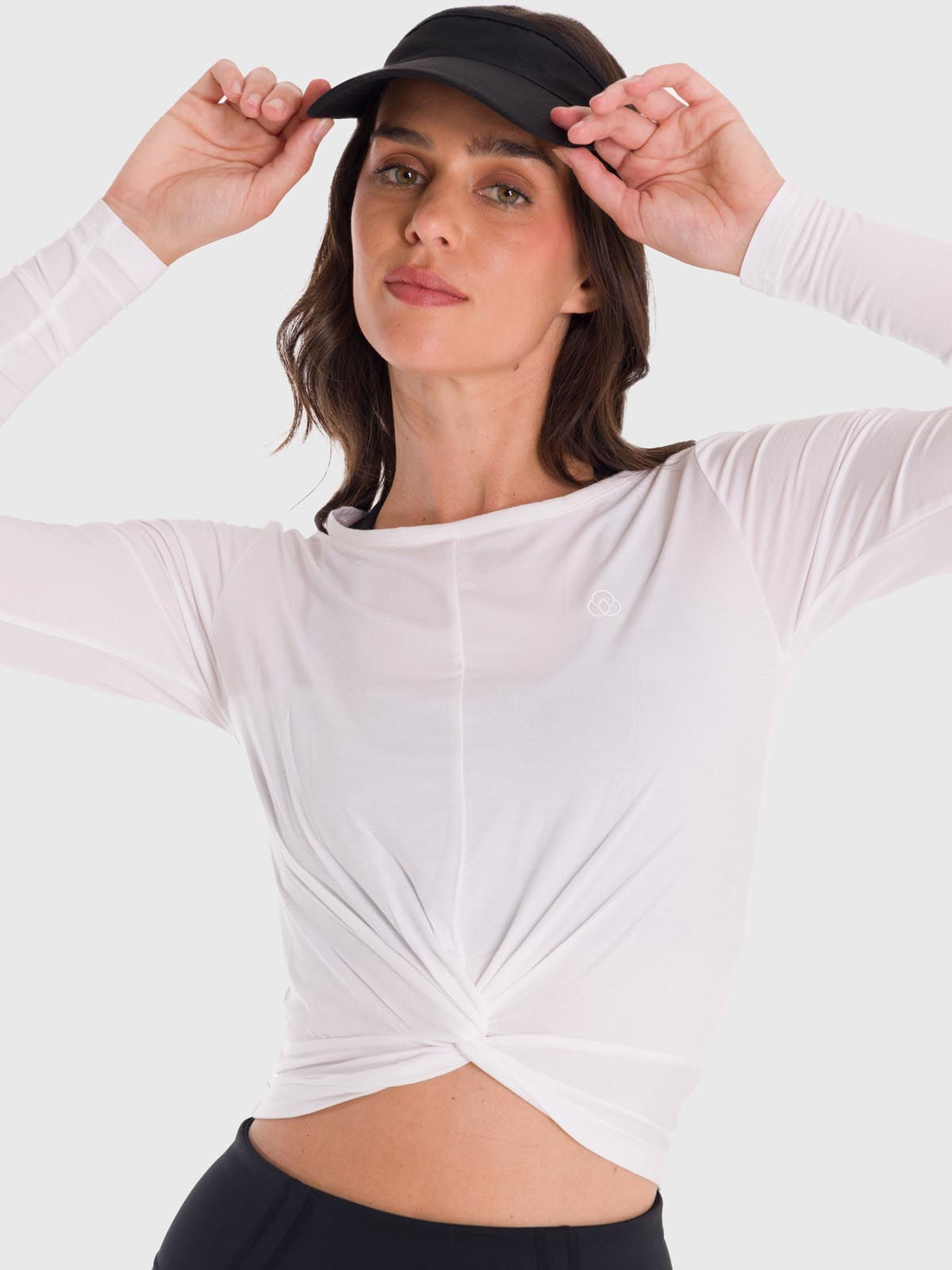 Polera Mujer Modal Long Sleeve Blanca Bsoul