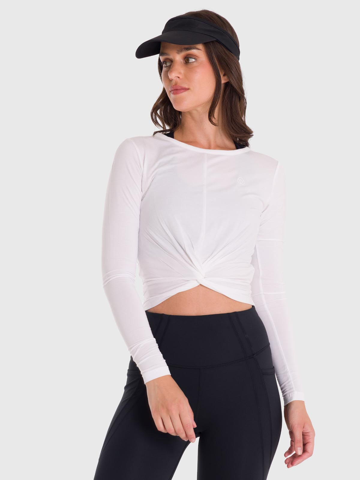 Polera Mujer Modal Long Sleeve Blanca Bsoul