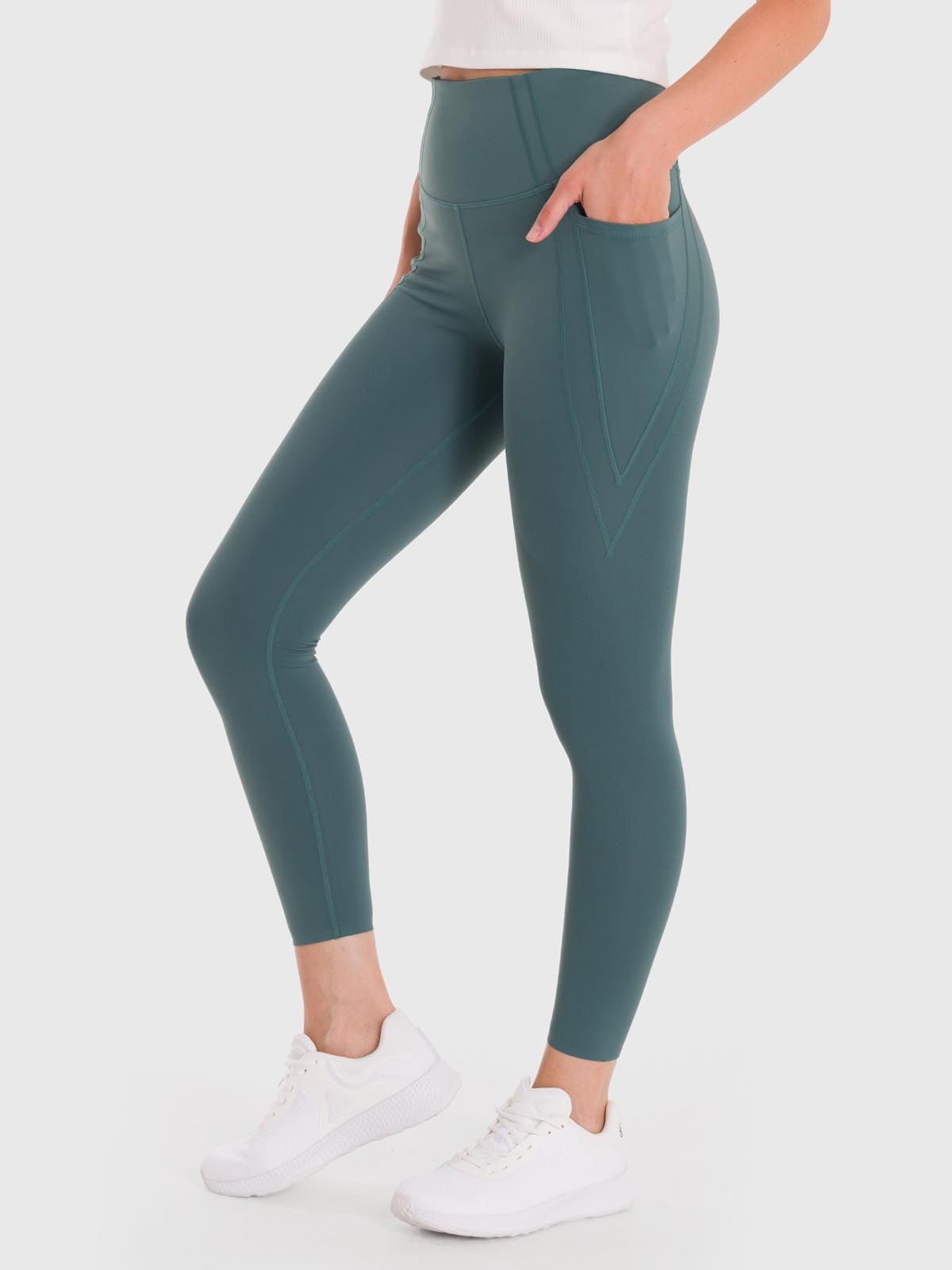 Calza Mujer Ankle Legg Maca Verde Bsoul