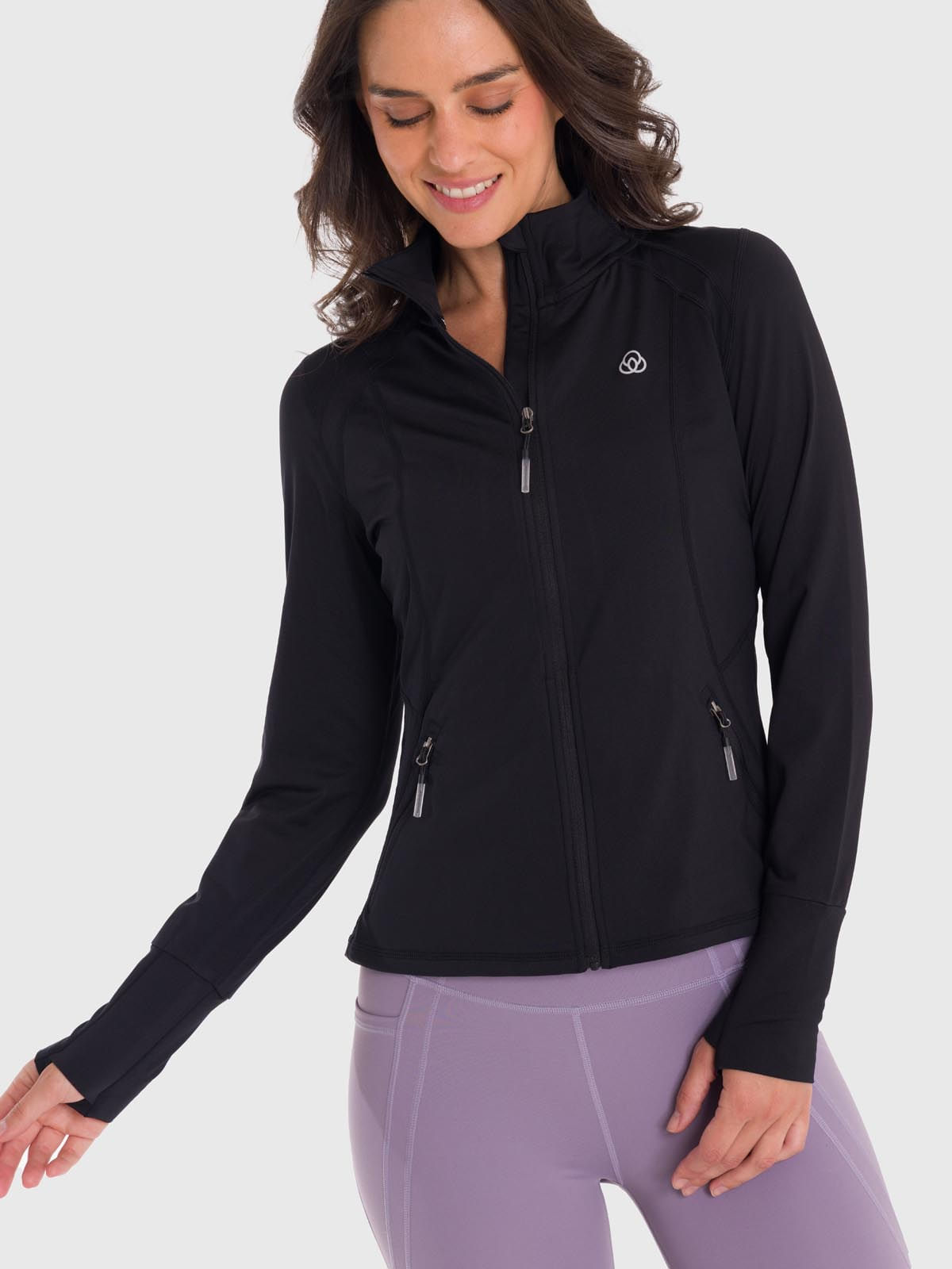 Polerón Mujer 2nd Layer Negro Bsoul