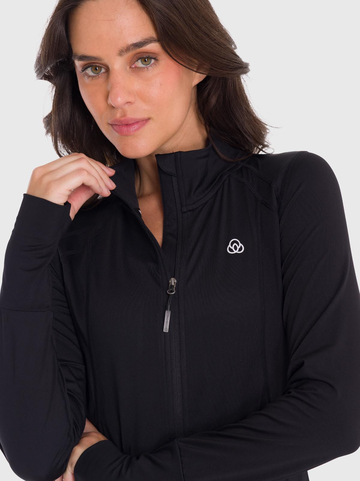 Polerón Mujer 2nd Layer Negro Bsoul