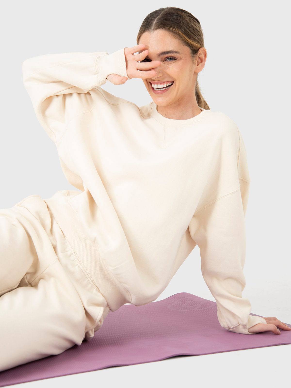 Polerón Mujer Gloria Beige Bsoul