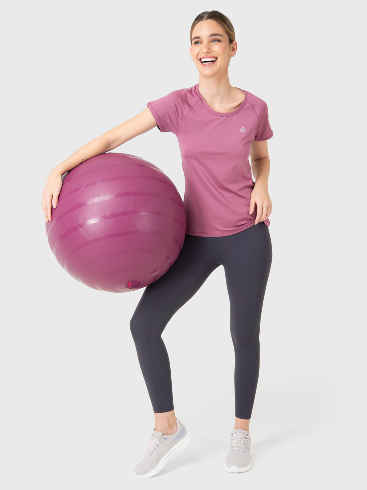 Polera Mujer Round Neck Rosado Bsoul