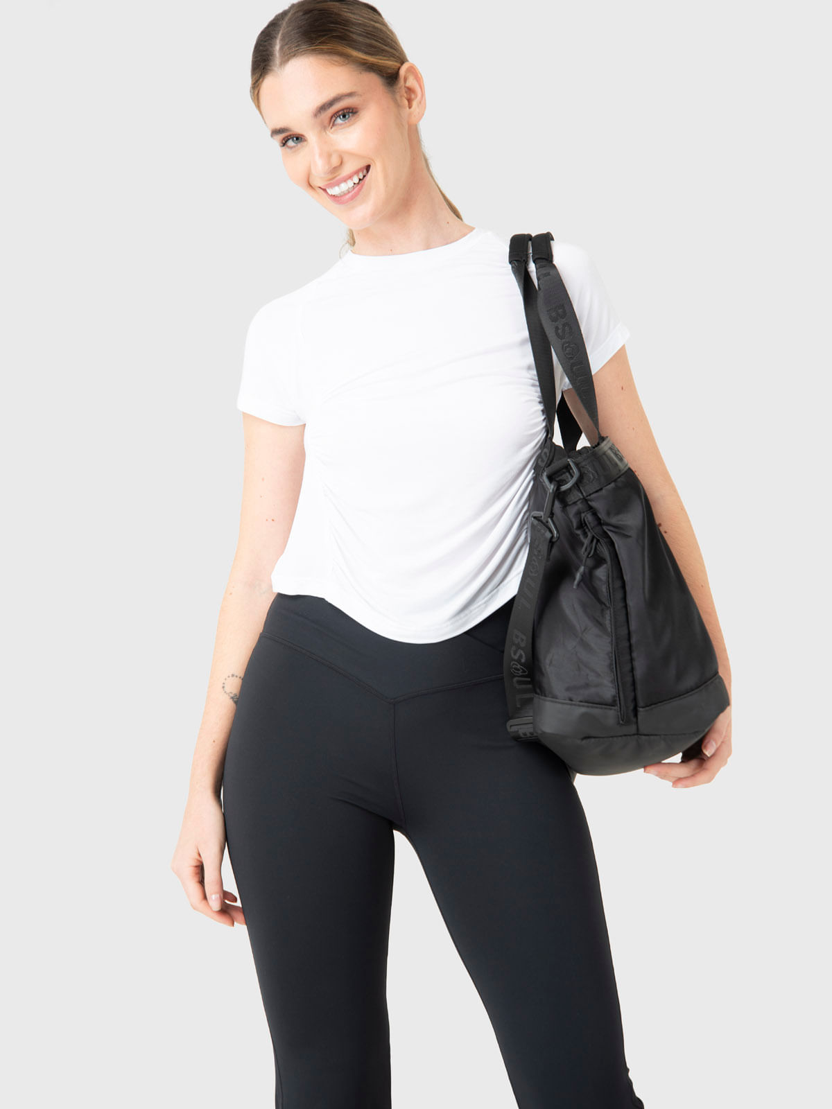 Polera Mujer Soft T-Shirt Blanca Bsoul