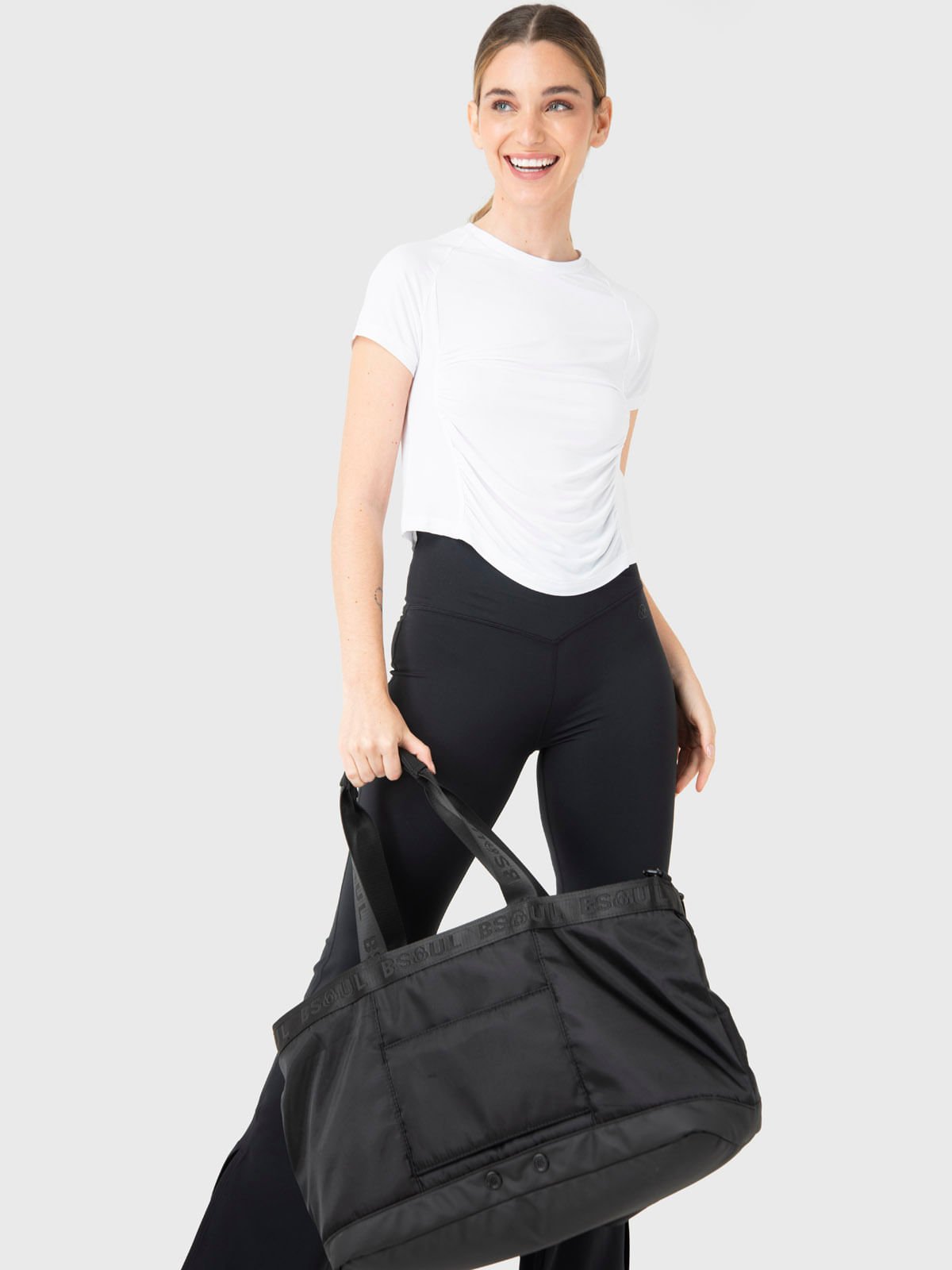Polera Mujer Soft T-Shirt Blanca Bsoul